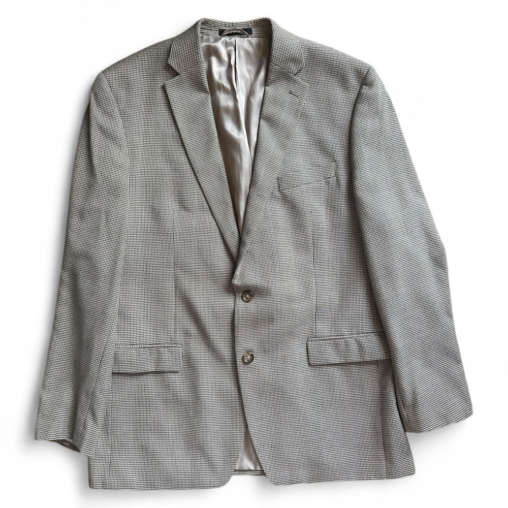 Lauren Ralph Lauren Men's Houndstooth Blazer 44L